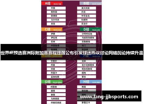 世界杯预选赛洲际附加赛赛程提醒公布引发球迷热议讨论网络舆论持续升温