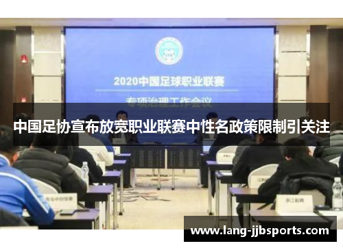 中国足协宣布放宽职业联赛中性名政策限制引关注